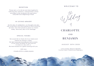 ylenia-stat-02-03 |  wedding program A4 open: ylenia-stat-02-03 Ylenia | wedding program