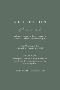 gaia-stat-45-02 |Gaia Reception Card D1: gaia-stat-45-02-set | Wedding Invitation Set
