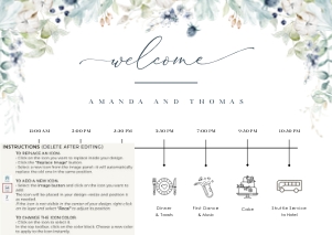 bianca-stat-43-10 | Bianca Wedding Timeline A2: bianca-stat-43-10 | wedding day timeline