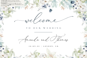 bianca-stat-43-11 | Bianca welcome sign 36x24": bianca-stat-43-11 | welcome sign