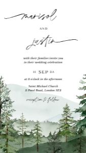 gaia-evite-45-05 |Gaia Digital Wedding Invitation D3: gaia-evite-45-05 |  digital wedding invitation D3