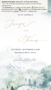 arna-evite-44-08 | digital save the date D7 design preview