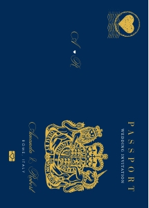 sofia-stat-16-45 | GB navy passport wedding invitation suite design preview