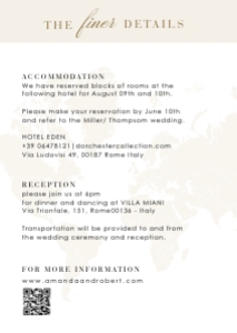 sofia-stat-16-41 |  A5 Details Card: sofia-stat-16-41 | GOLD passport wedding invitation suite