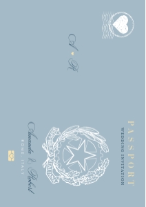 sofia-stat-16-48 | Italy Dusty blue passport wedding invitation suite design preview