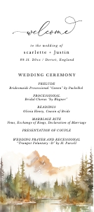 arna-stat-44-36 | wedding program 4x9 in: arna-stat-44-36 | Wedding Program D2