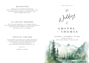 arna-stat-44-03 | wedding program A4 open: arna-stat-44-03 | wedding program