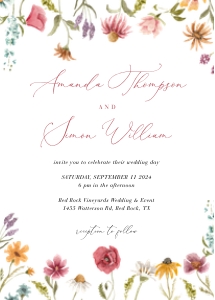 april-stat-52-14 | Wedding Invitation D2: april-stat-52-14 | Wedding Invitation - D2