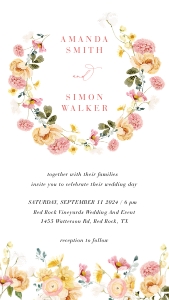 june-evite-51-13 | Digital Wedding Invitation - D1 design preview