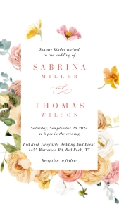 june-evite-51-14 | Digital Wedding Invitation - D2 design preview