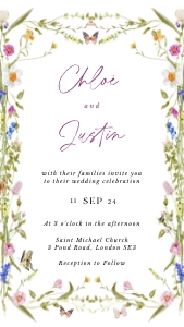 cloe-evite-53-14 | Digital Wedding Invitation - D2 design preview