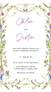 cloe-evite-53-14 | Digital Wedding Invitation - D2: cloe-evite-53-14 | Digital Wedding Invitation - D2