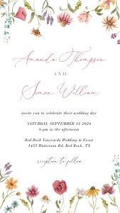 april-evite-52-14 | Digital Wedding Invitation - D2 design preview