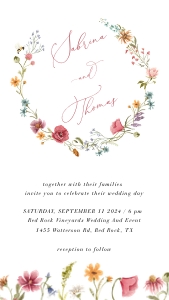 april-evite-52-13 | Digital Wedding Invitation - D1 design preview