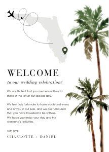 palma-stat-10-72 | Palm tree wedding itinerary card D2: palma-stat-10-72 |  Palm tree wedding itinerary card D2