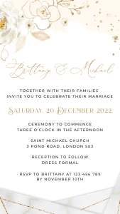 dora-evite-14-02 | wedding invitation evite design preview