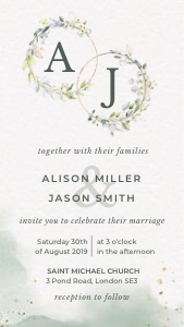 flora-evite-06-03 | Rustic Wedding Invitation design preview