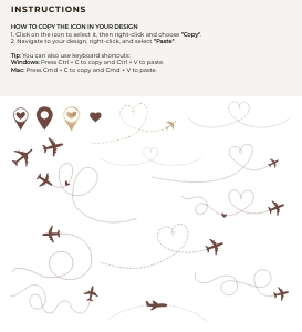 Sofia | Travel Theme stamps and decorations 1.0: sofia-evite-bundle-16-01 | Evite Bundle