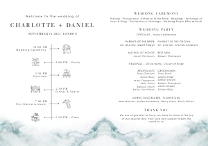 chiara-stat-02-04 | foldable program fan: chiara-stat-02-04 | wedding program fan