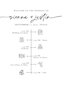 laura-stat-41-16 | single - program fan: laura-stat-41-16 | wedding program fan