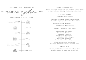 laura-stat-41-16 | foldable program fan: laura-stat-41-16 | wedding program fan