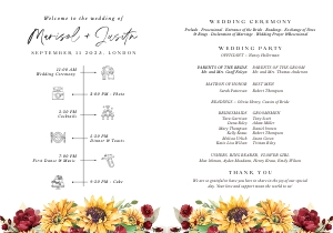 ruby-stat-42-33 | foldable program fan: ruby-stat-42-33 | wedding program fan