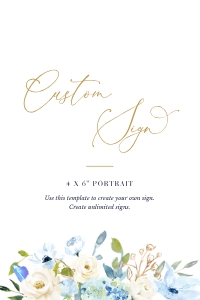 azzurra-stat-17-05| 4x6" custom sign: azzurra-stat-17-05 | custom sign