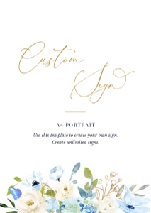 azzurra-stat-17-05| A4 custom sign: azzurra-stat-17-05 | custom sign