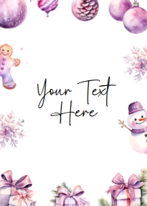 Christmas Sign 5x7  - 128a: Christmas Sign 128a