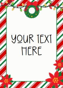 Christmas Sign 5x7 143a: Christmas Sign 143a
