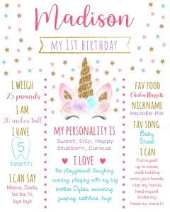 Unicorn Milestone: Milestone Poster
