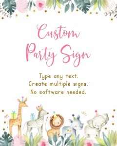 Custom Sign A517 design preview