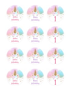 Unicorn Topper design preview
