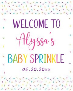 Sprinkle Welcome design preview