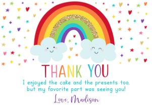 A530 Thank You design preview
