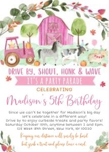 A510 Fall Farm Birthday Parade design preview