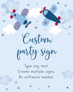 A566 Custom Sign design preview