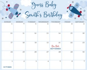 A566 Calendar design preview