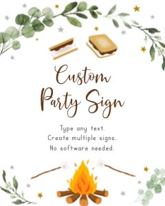 A520 Custom Sign design preview