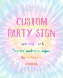 A570 Custom Sign design preview