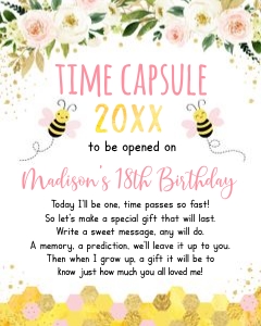 A541 Time Capsule Sign design preview