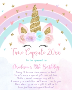 A582 Time Capsule Sign design preview