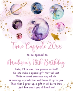 A586 Pink Capsule Sign design preview