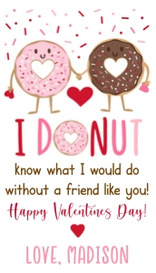 Valentine Donut Tag3 design preview