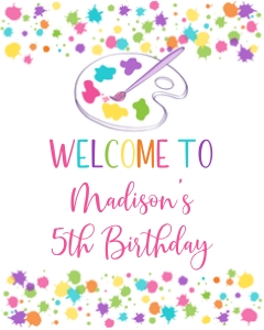 A215 Welcome Sign design preview