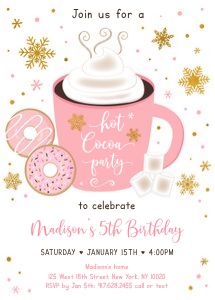 A593 Donut Invite design preview
