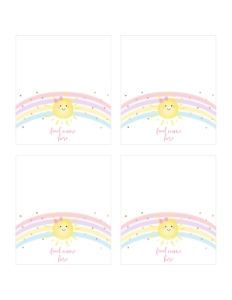 A599 Tent Card design preview