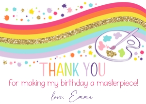A514 Thank You Card design preview