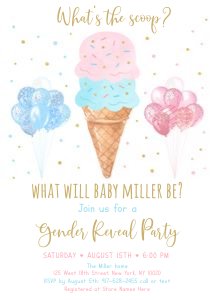 A611 Gender Reveal design preview