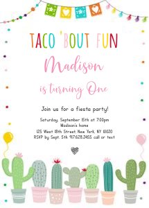A552 Taco Bout Fun Invite design preview